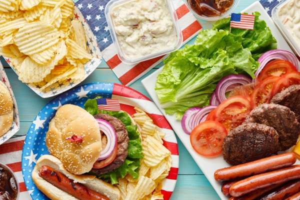 4th of july food table