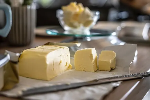 Open butter and butterknife