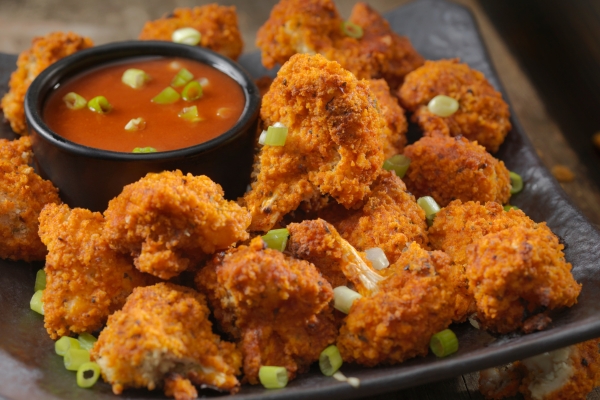 Buffalo cauliflower wings.