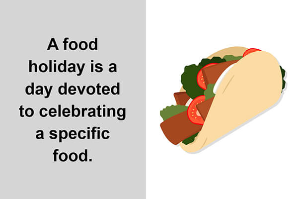 Food holiday information