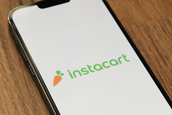 Instacart App on a phone.
