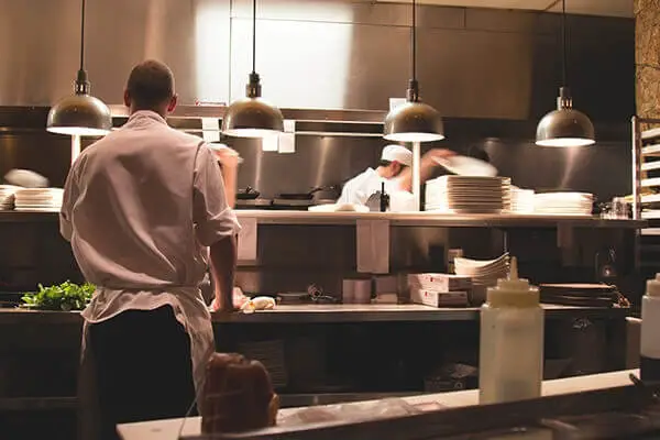 Restaurant kitchen
