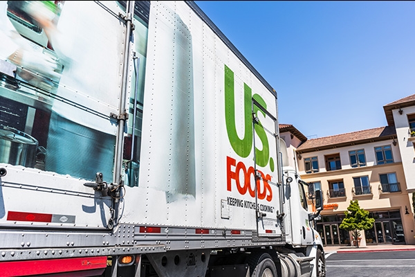 US Foods CHEF'STORE delivery truck.