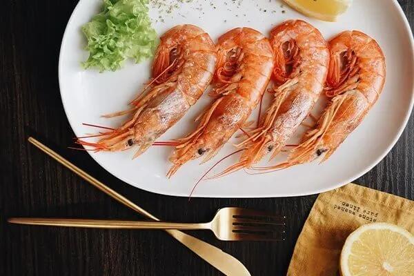 cooked shrimp on a plate