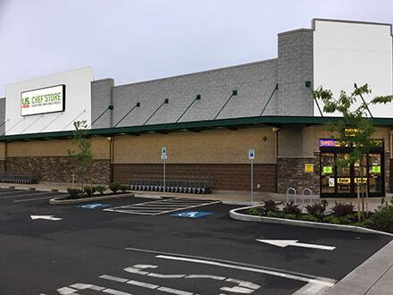 View of the storefront of the East Portland location