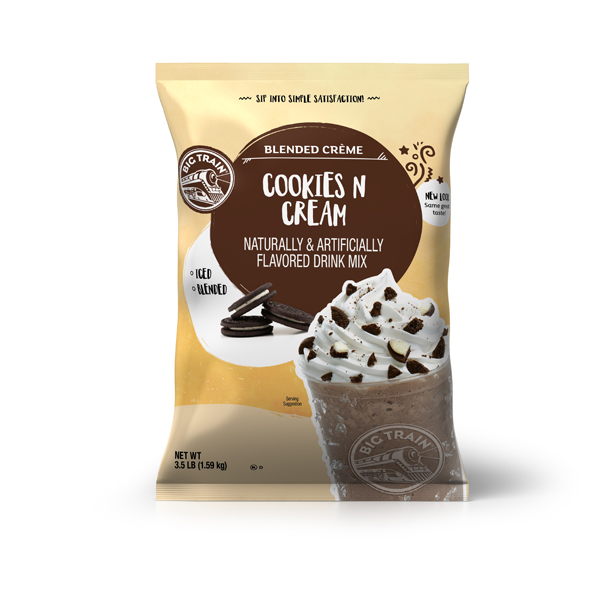 BIG TRAIN SMOOTHIE MIX COOKIES AND CREME