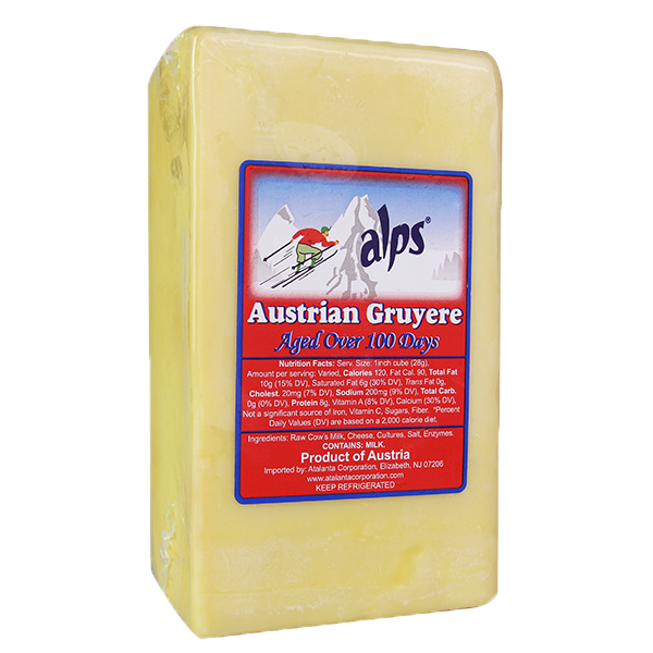 ALPS GRUYERE CHEESE OF AUSTRIA