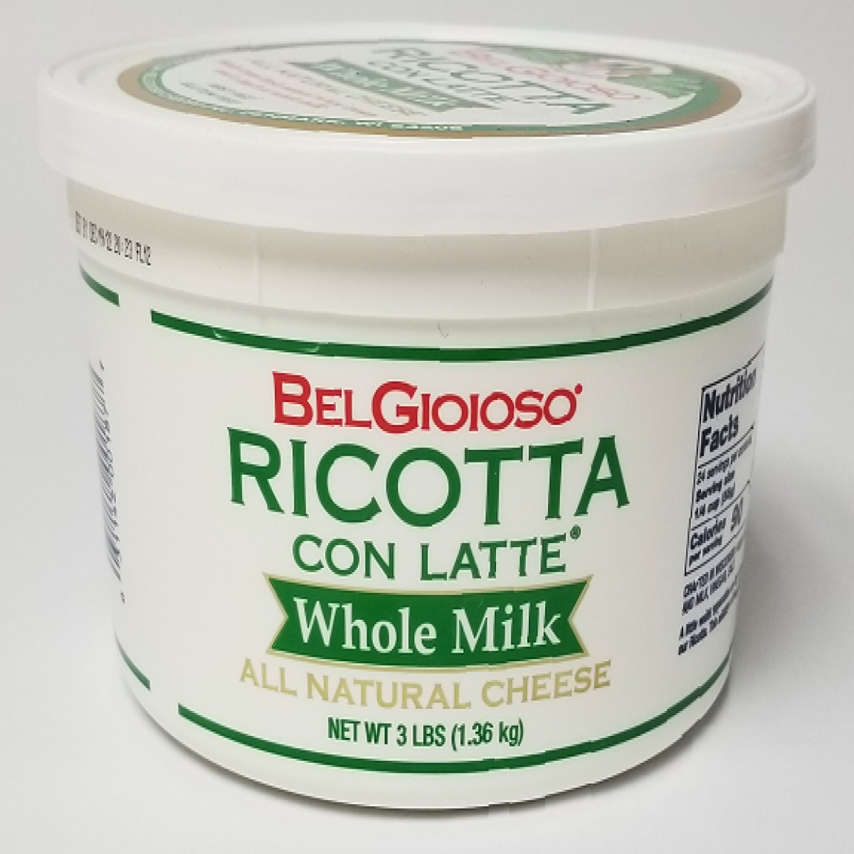 BELGIOIOSO RICOTTA WHOLE MILK