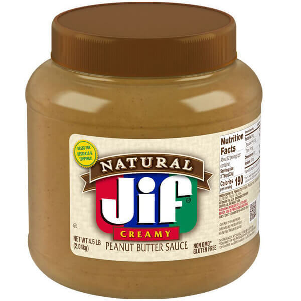 JIF NATURAL CREAMY PEANUT BUTTER SAUCE