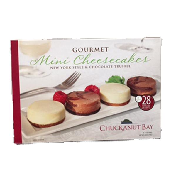 CHUCKANUT BAY FOODS GOURMET MINI CHEESECAKES