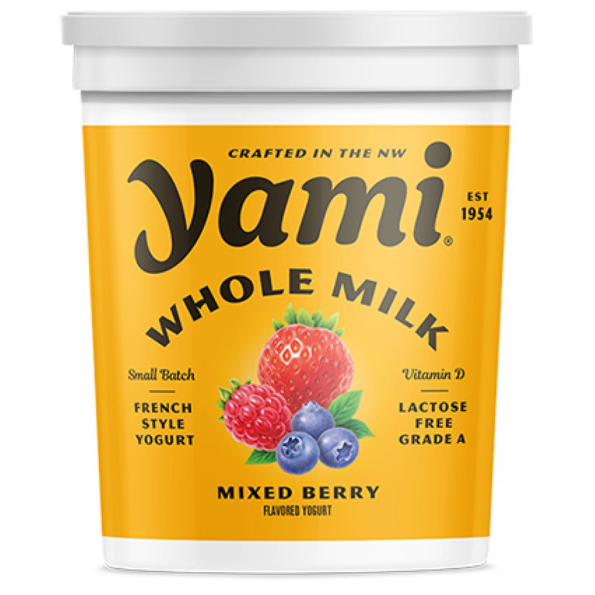 YAMI WHOLE MILK MIXED BERRY YOGURT 6/32z