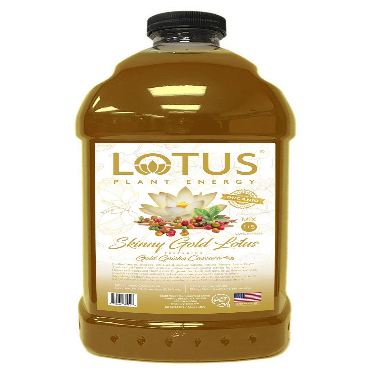 LOTUS SKINNY GOLD ENERGY DRINK