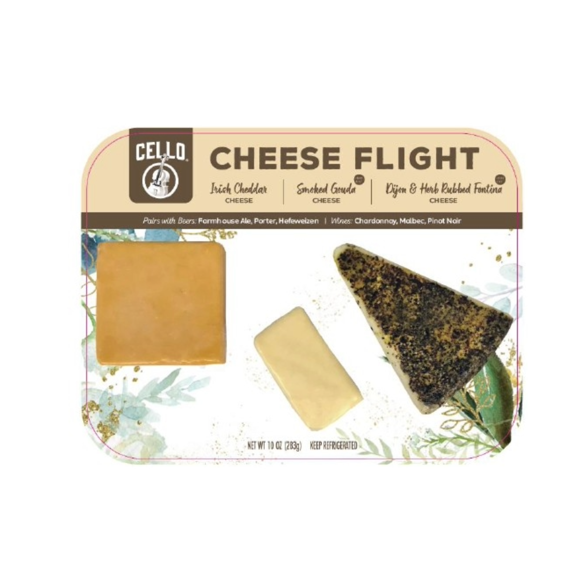 CELLO CHEESE FLIGHT CHEDDAR/GOUDA/FONTINA