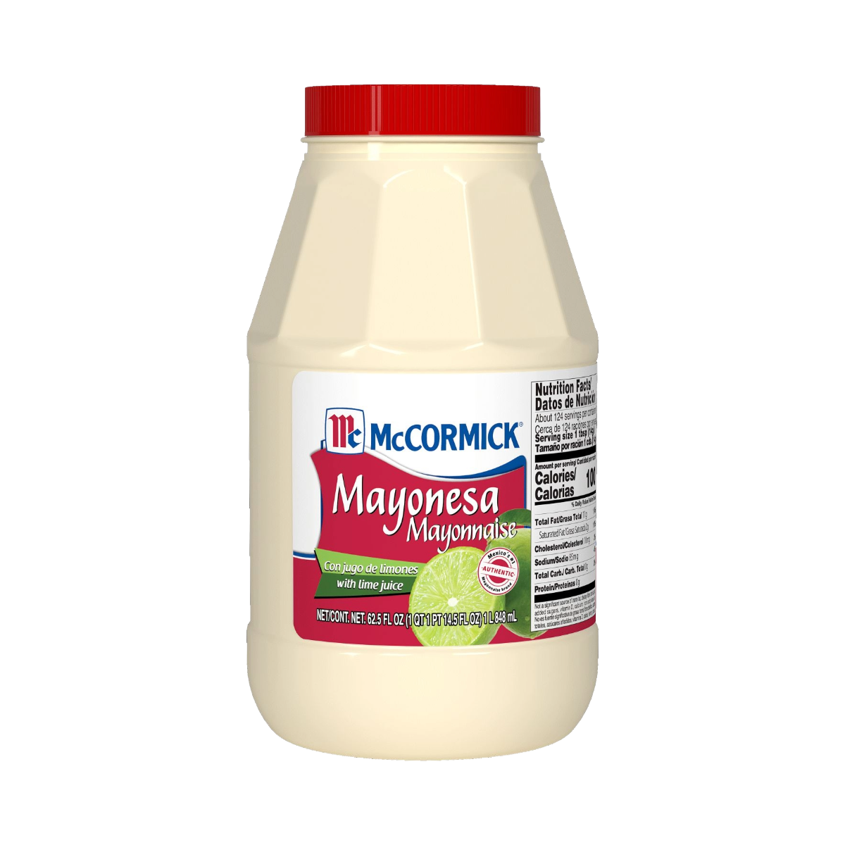 MCCORMICK MAYONESA (MAYONNAISE) WITH LIME JUICE 62.5 OZ
