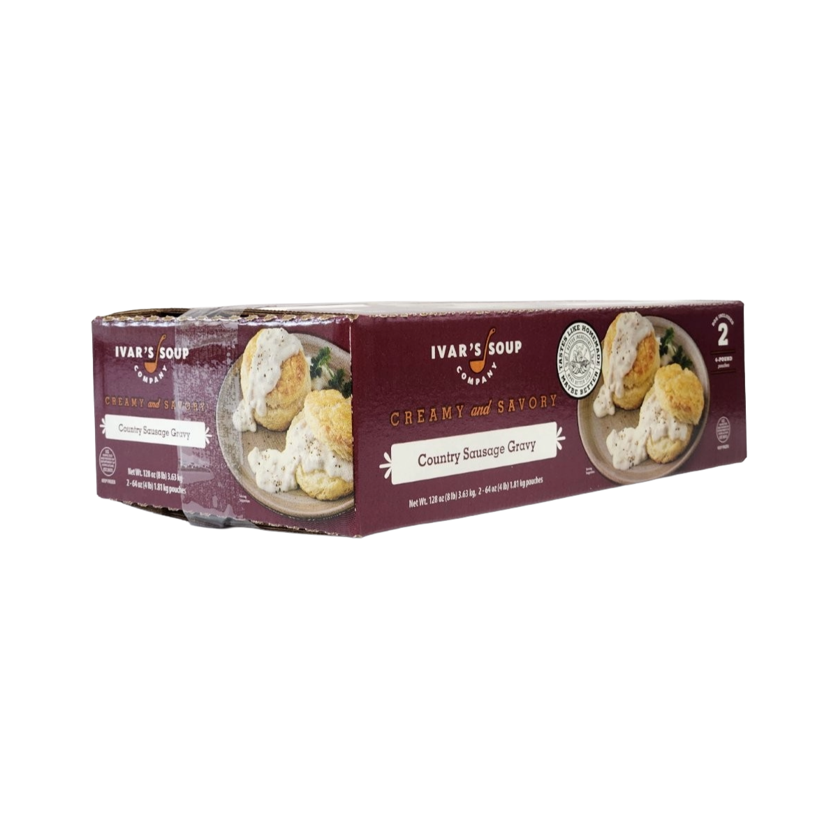 Ivars Food IVARS COUNTRY SAUSAGE GRAVY HOMESTYLE FROZEN - US Foods CHEF'STORE