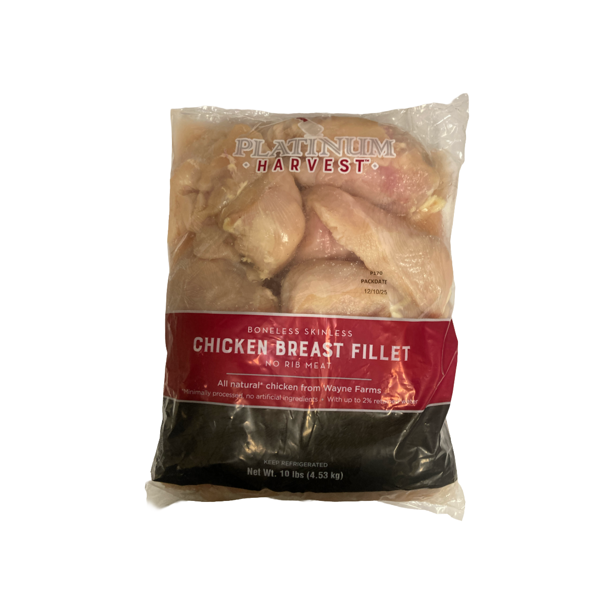 PLATINUM HARVEST BONELESS SKINLESS CHICKEN BREAST