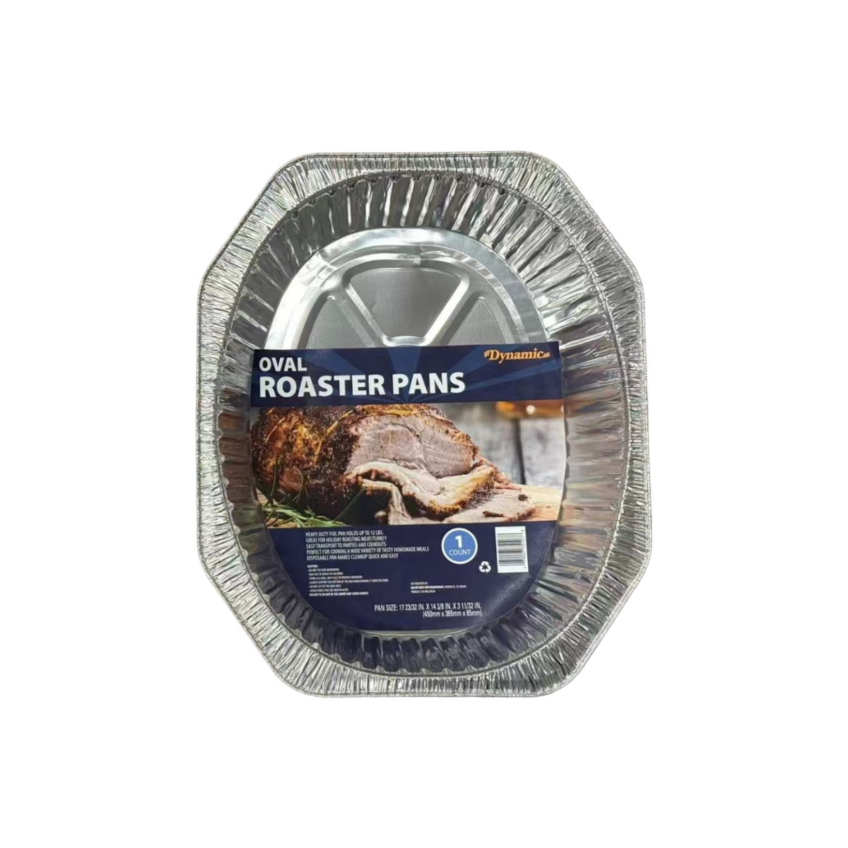 DYNAMIC OVAL FOIL ROASTING PAN