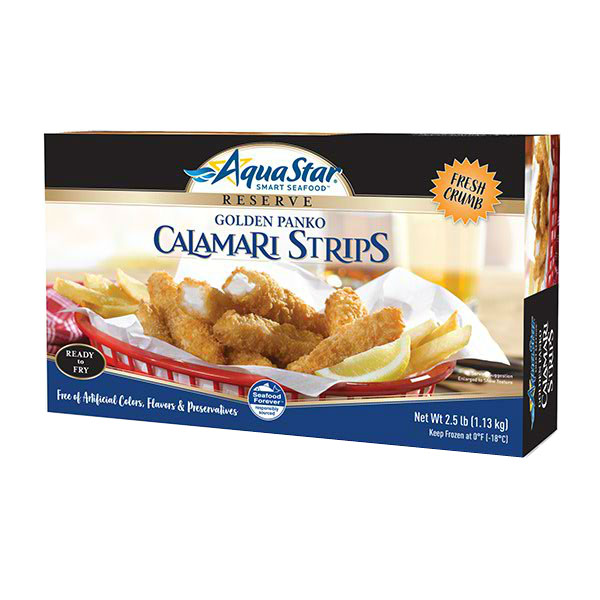 AQUA STAR PANKO BREADED CALAMARI STRIPS US Foods CHEF'STORE