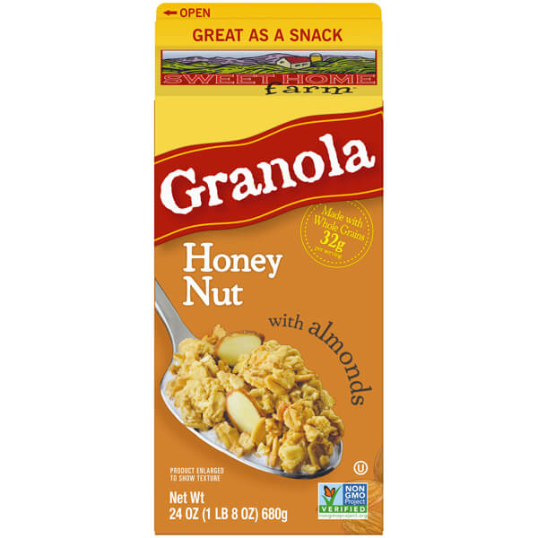 SWEET HOME FARM GRANOLA HONEY NUT WITH ALMONDS US Foods CHEF'STORE