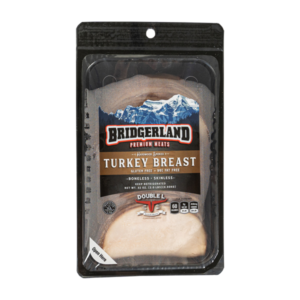 BRIDGERLAND SLICED HARDWOOD SMOKED TURKEY BREAST