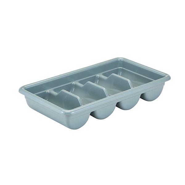 Restaurantware Lid ONLY: RW Clean 23.2 inch x 16.9 inch Bus Tub Lid, 1 Snap-On Lid for Bus Box - with Handles, Black Plastic Restaurant Tub Lid, Bus RWT0472