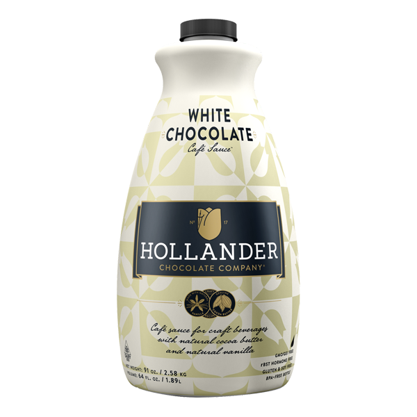 HOLLANDER WHITE CHOCOLATE CAFE SAUCE