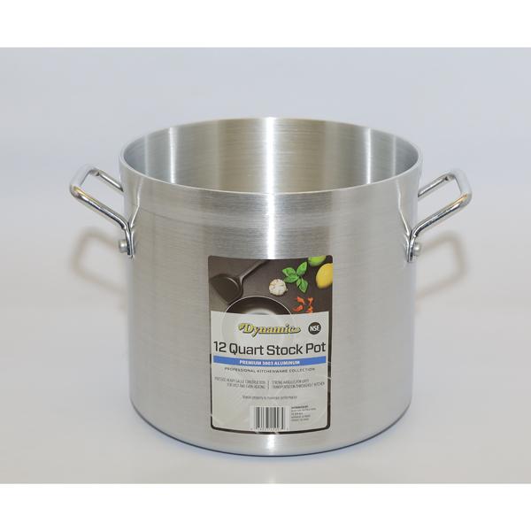 12 Qt Stainless Steel Covered Stock Pot