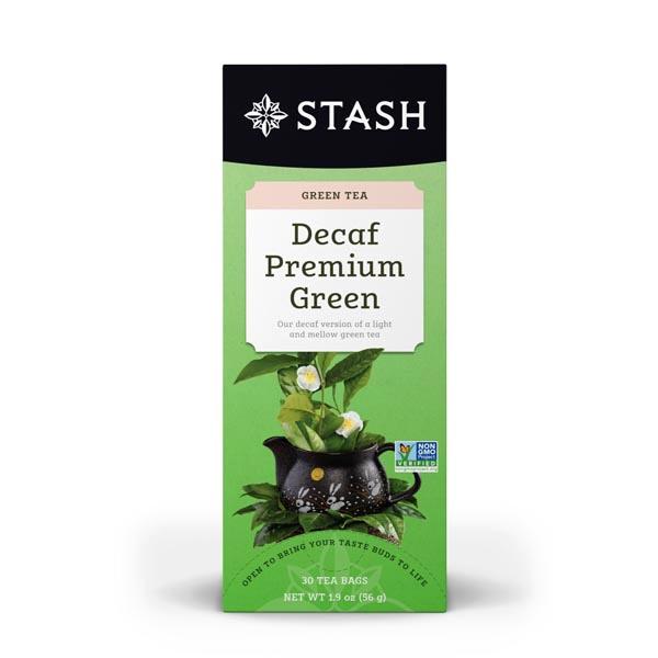 STASH TEA BAGS GREEN DECAF