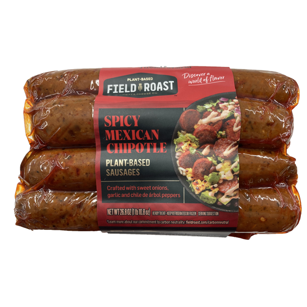 FIELD ROAST MEXICAN CHIPOTLE HOT & SPICY SAUSAGE