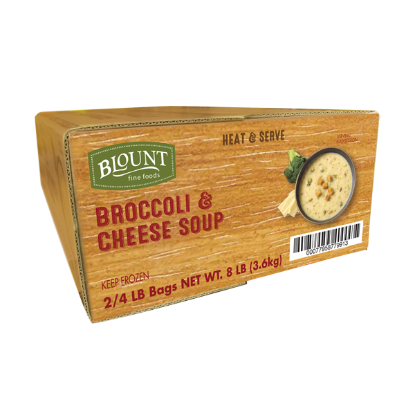 BLOUNT BROCCOLI AND CHEDDAR SOUP