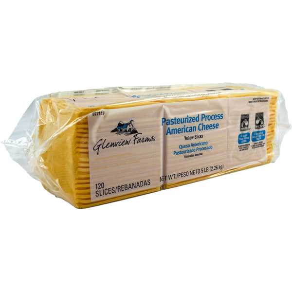 GLENVIEW FARMS PROCESSED CHEESE AMERICAN 120 SLICE