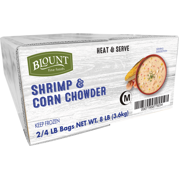 BLOUNT SHRIMP AND CORN CHOWDER SOUP