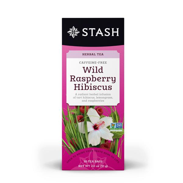 STASH TEA BAGS WILD RASPBERRY HERBAL