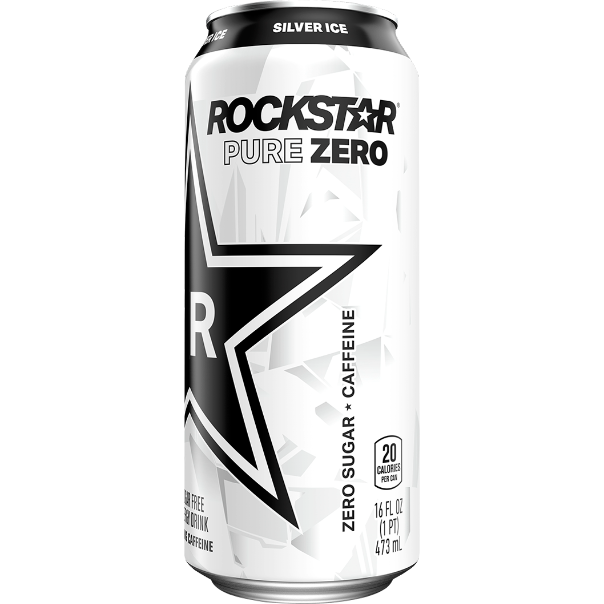 Rockstar® Pure Zero Silver Ice Energy Drink, 4 pk / 16 fl oz