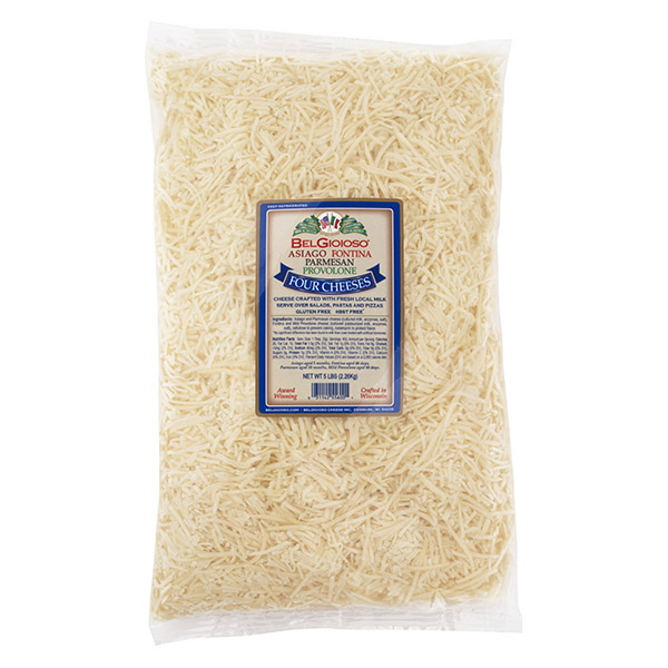 Land O Lakes Feather Shredded Mild Cheddar and Monterey Jack Cheese Blend,  5 Pound -- 4 per case.