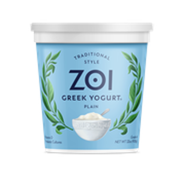 ZOI GREEK YOGURT TRADITIONAL STYLE PLAIN