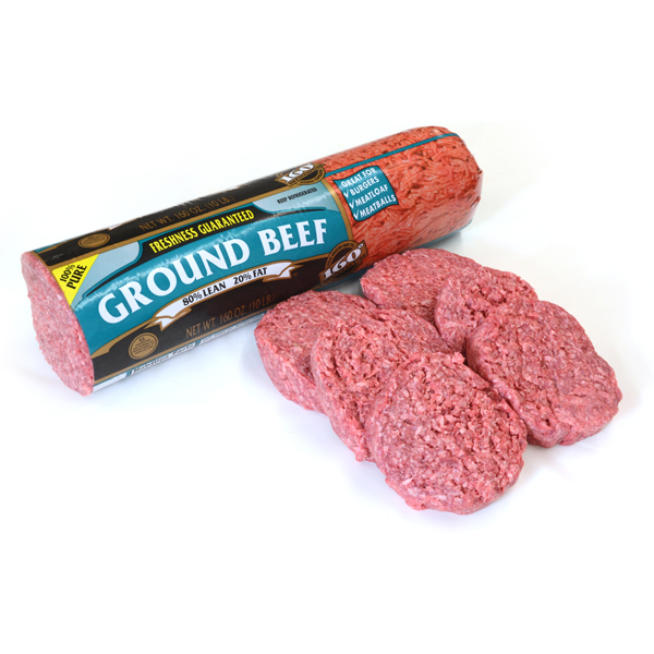 IBP GROUND BEEF 80% LEAN
