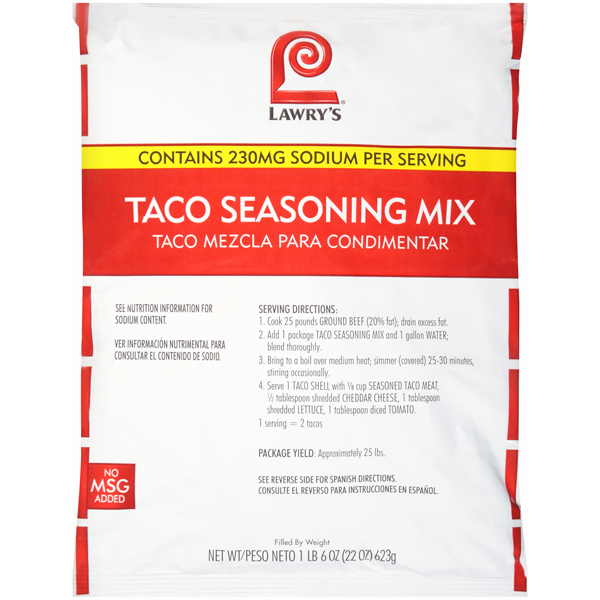 LAWRY'S TACO SEASONING