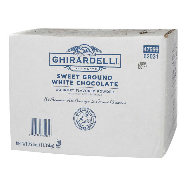 GHIRARDELLI SWEET GROUND WHITE CHOCOLATE POWDER
