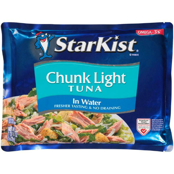 Star-Kist Skipjack Light Tuna Chunks in Water Pouch 43 oz