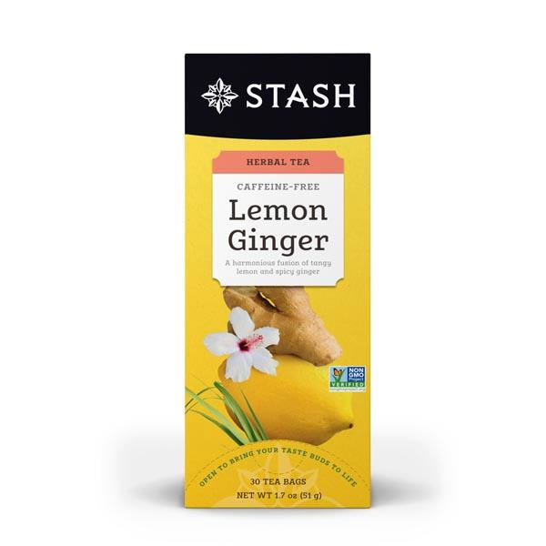 STASH TEA BAGS LEMON GINGER