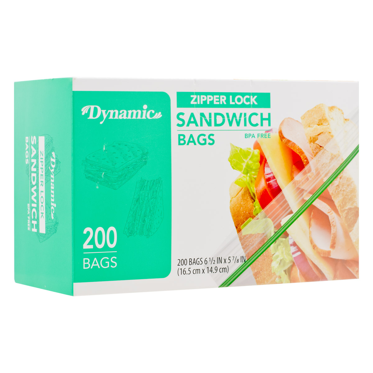 DYNAMIC RESEALABLE SANDWICH BAG