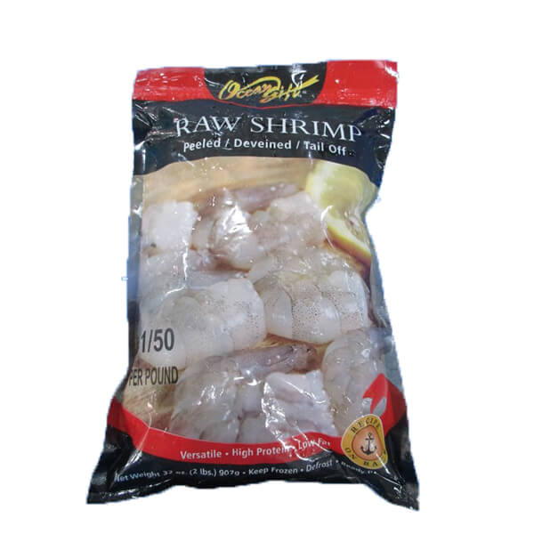 OCEAN GIFT SHRIMP RAW 41-50 PEELED TAIL OFF