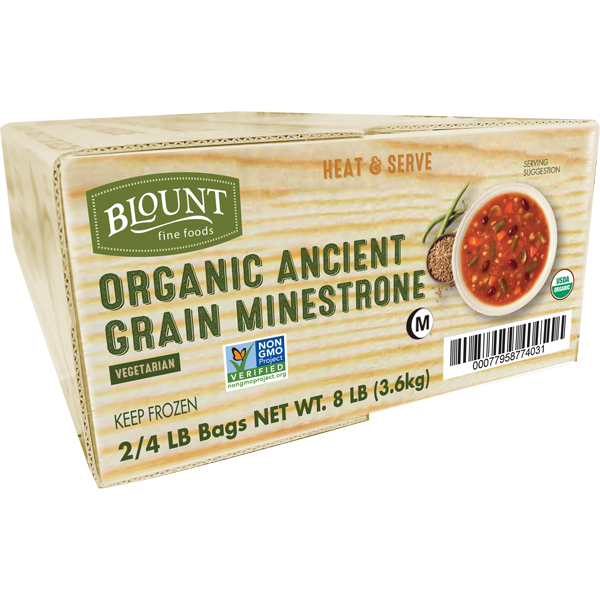 BLOUNT ORGANIC ANCIENT GRAIN MINESTRONE SOUP