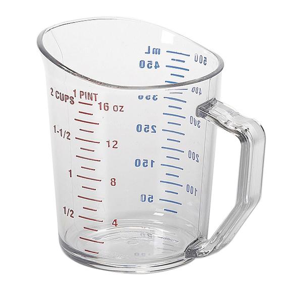 Choice 1 Pint Clear Plastic Measuring Cup