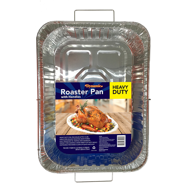 Heavy Duty Aluminum Foil Large Roaster 17 L X 12.5 W X 2.375 D