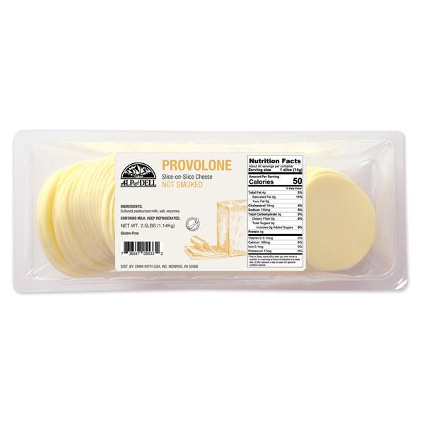 ALP AND DELL SLICED CHEESE PROVOLONE