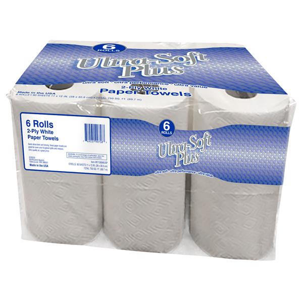 ULTRA SOFT NATURAL HARDWOUND ROLL TOWELS 2-800 FT - US Foods CHEF'STORE