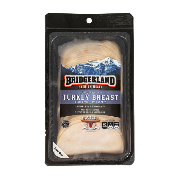 BRIDGERLAND SLICED OPEN OVEN ROASTED TURKEY BREAST