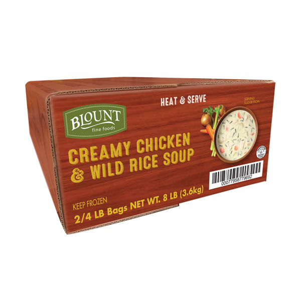 BLOUNT CREAMY CHICKEN AND WILD RICE SOUP